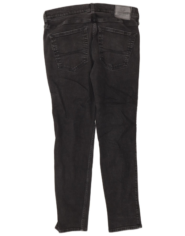 Мужские джинсы скинни Hollister W32 L30, черный хлопок