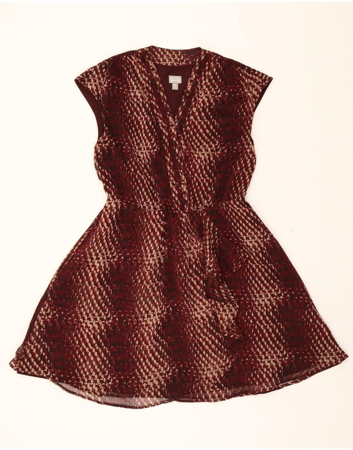 CONVERSE Womens A-Line Dress UK 14 Medium Burgundy Polyester Vintage Converse and Second-Hand Converse from Messina Hembry 