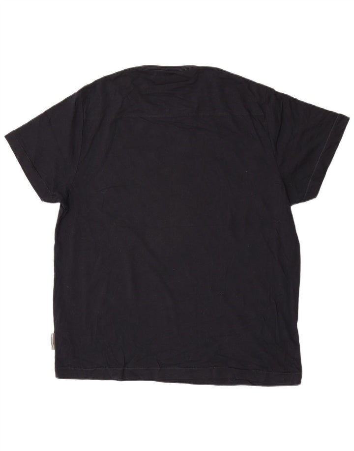 Мужская футболка French Connection Top 2XL, черный хлопок