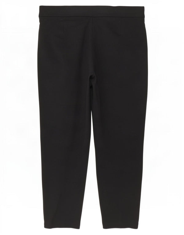 Женские укороченные брюки Marks & Spencer UK 18 XL W36 L25 Черные вискозы