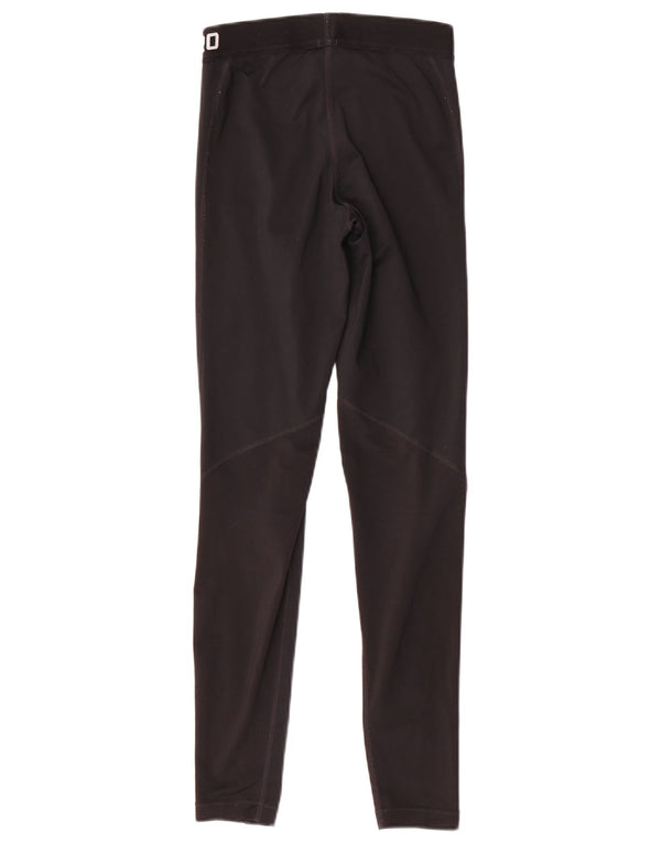 Женские леггинсы с рисунком Nike Dri Fit UK 6 XS, черный полиэстер