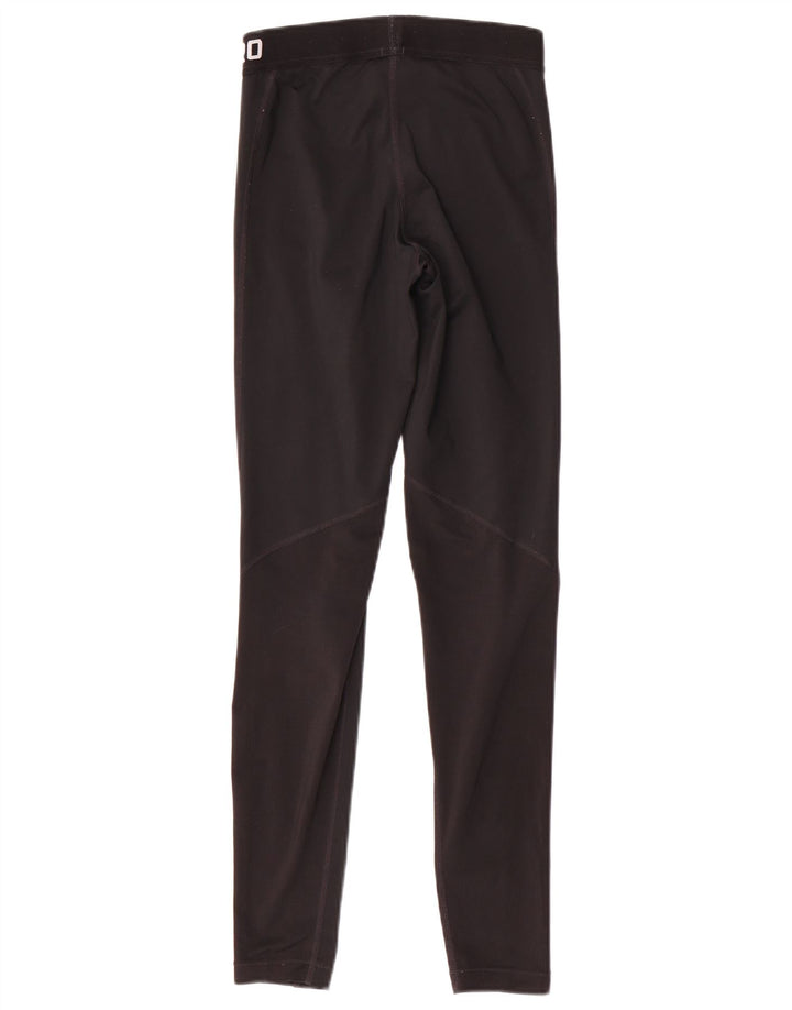 Женские леггинсы с рисунком Nike Dri Fit UK 6 XS, черный полиэстер
