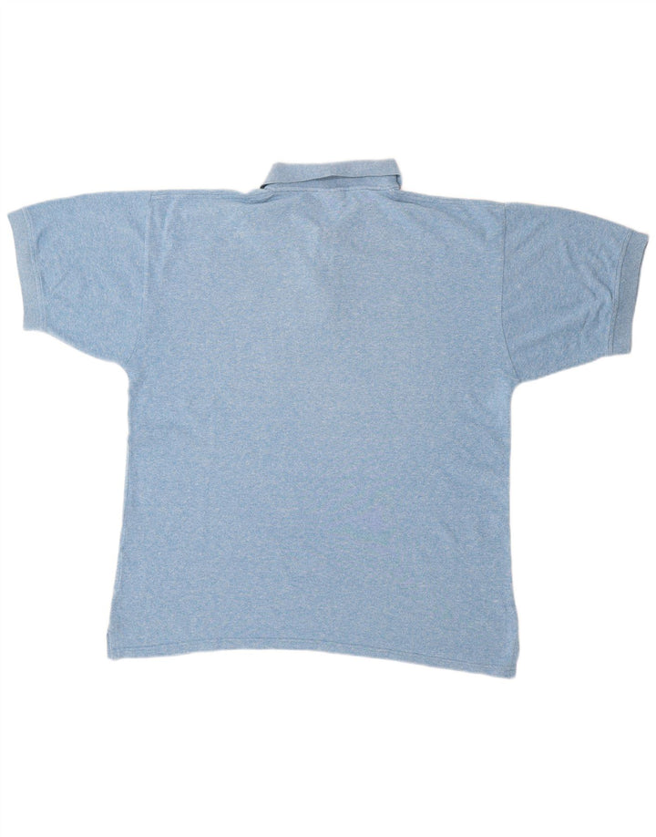 CHAMPION Mens Polo Shirt XL Blue Cotton