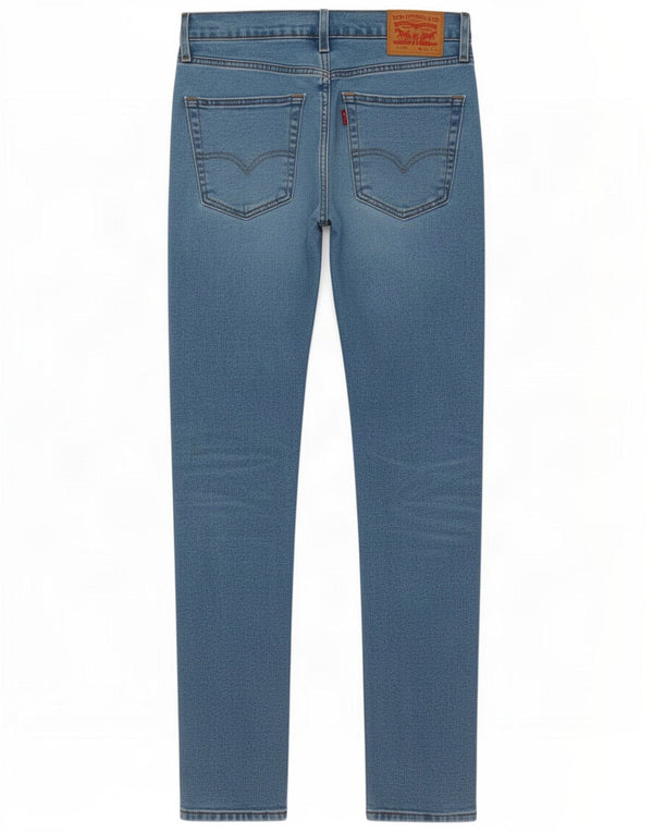 Мужские зауженные джинсы Levi's 512 W30 L34 синие, хлопок
