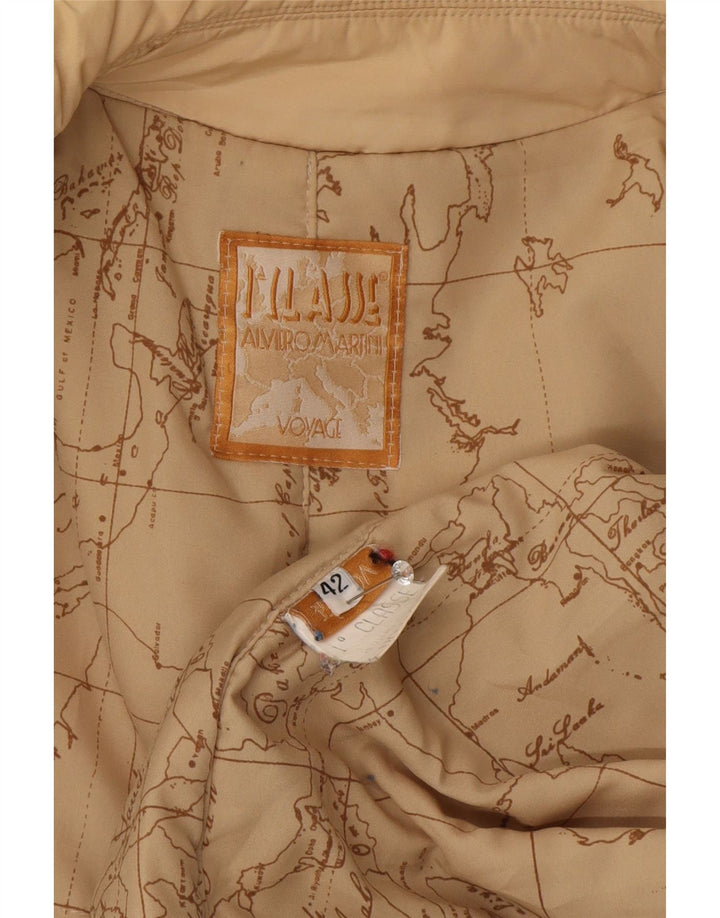 ALVIERO MARTINI Женская ветровка IT 42 Средний Бежевый Полиэстер