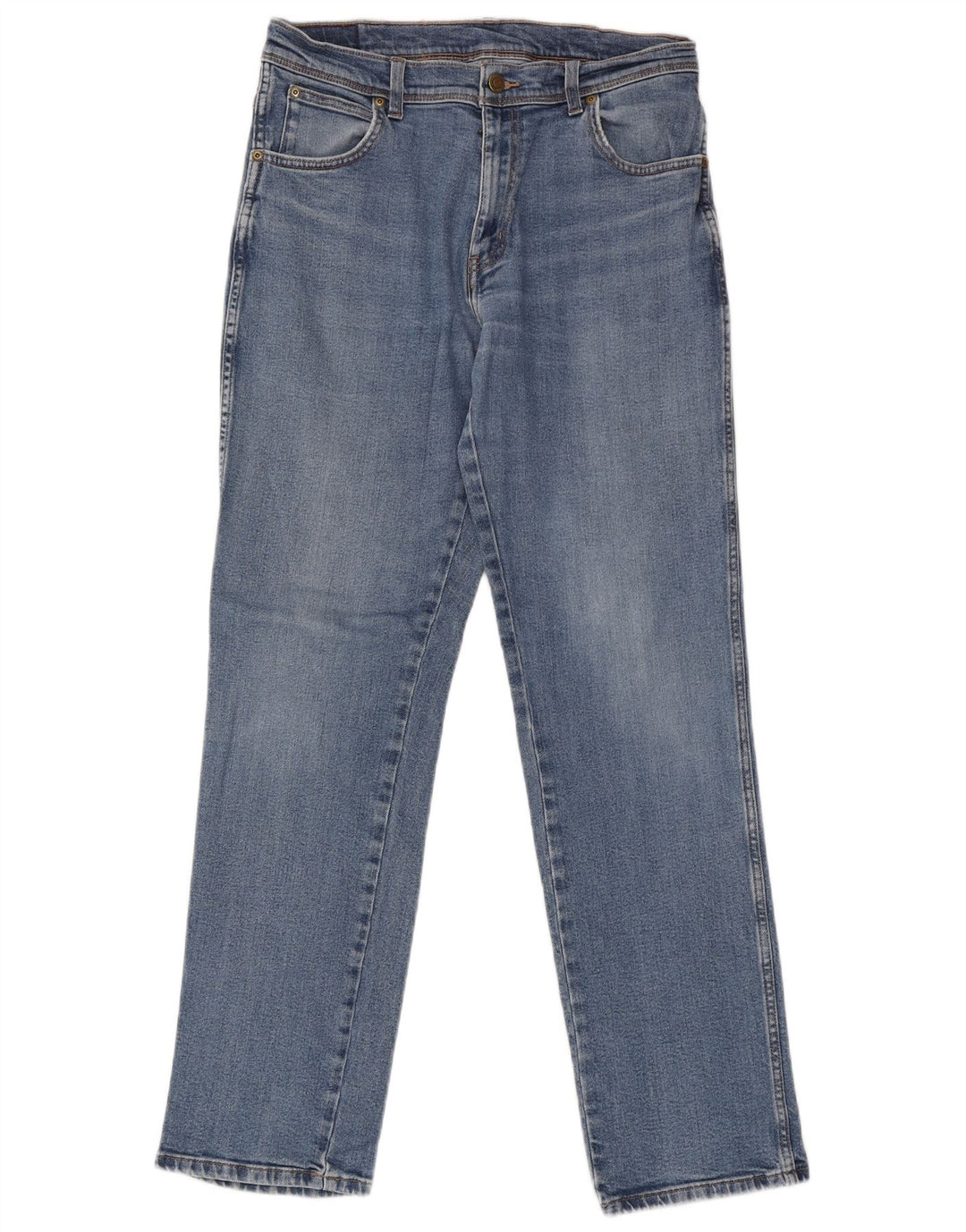 Мужские прямые джинсы Wrangler W33 L34 синие, хлопок