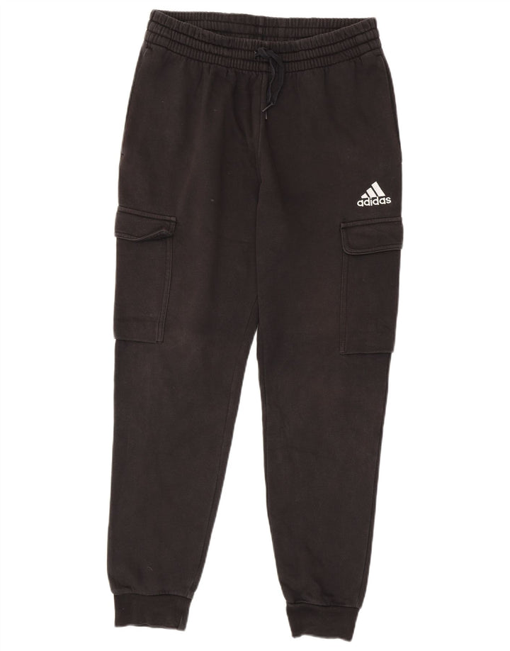 Adidas Мужские спортивные брюки-карго Брюки для бега Средний черный хлопок