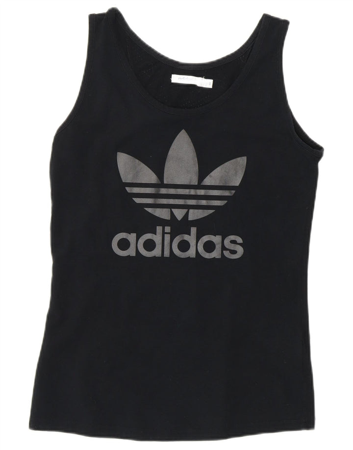 Женская футболка с рисунком ADIDAS Top IT 40, маленькая, черная