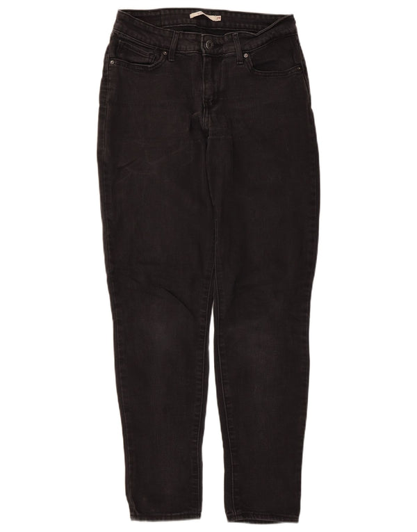 Женские джинсы скинни Levi's 711 W29 L32, черный хлопок