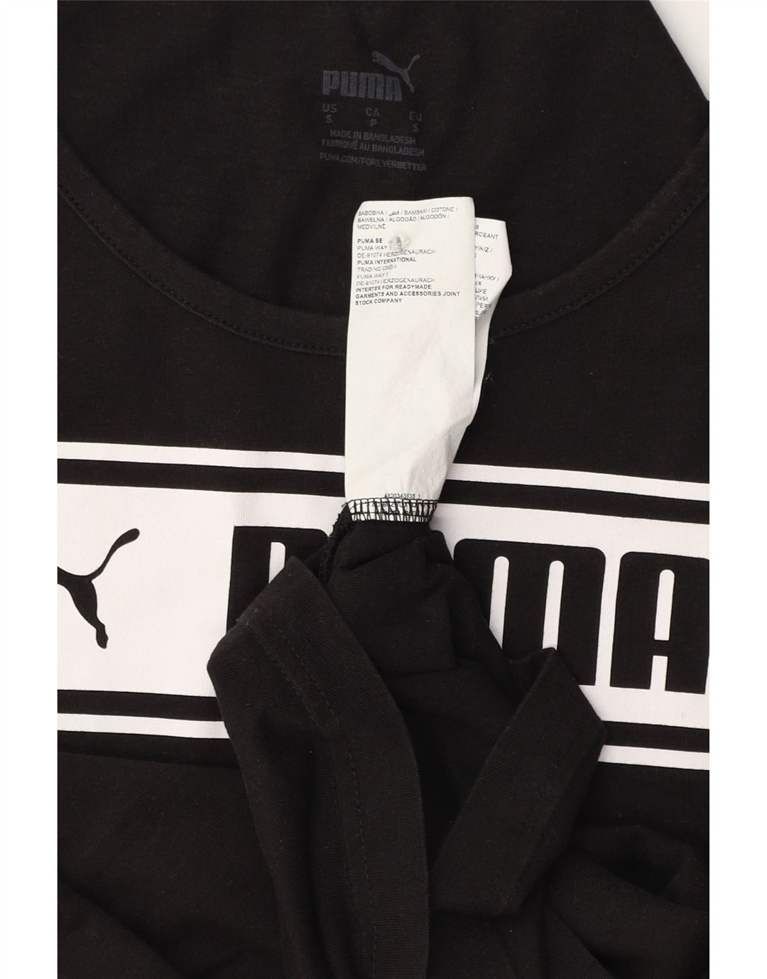 Мужской жилет с рисунком Puma, маленький черный хлопковый