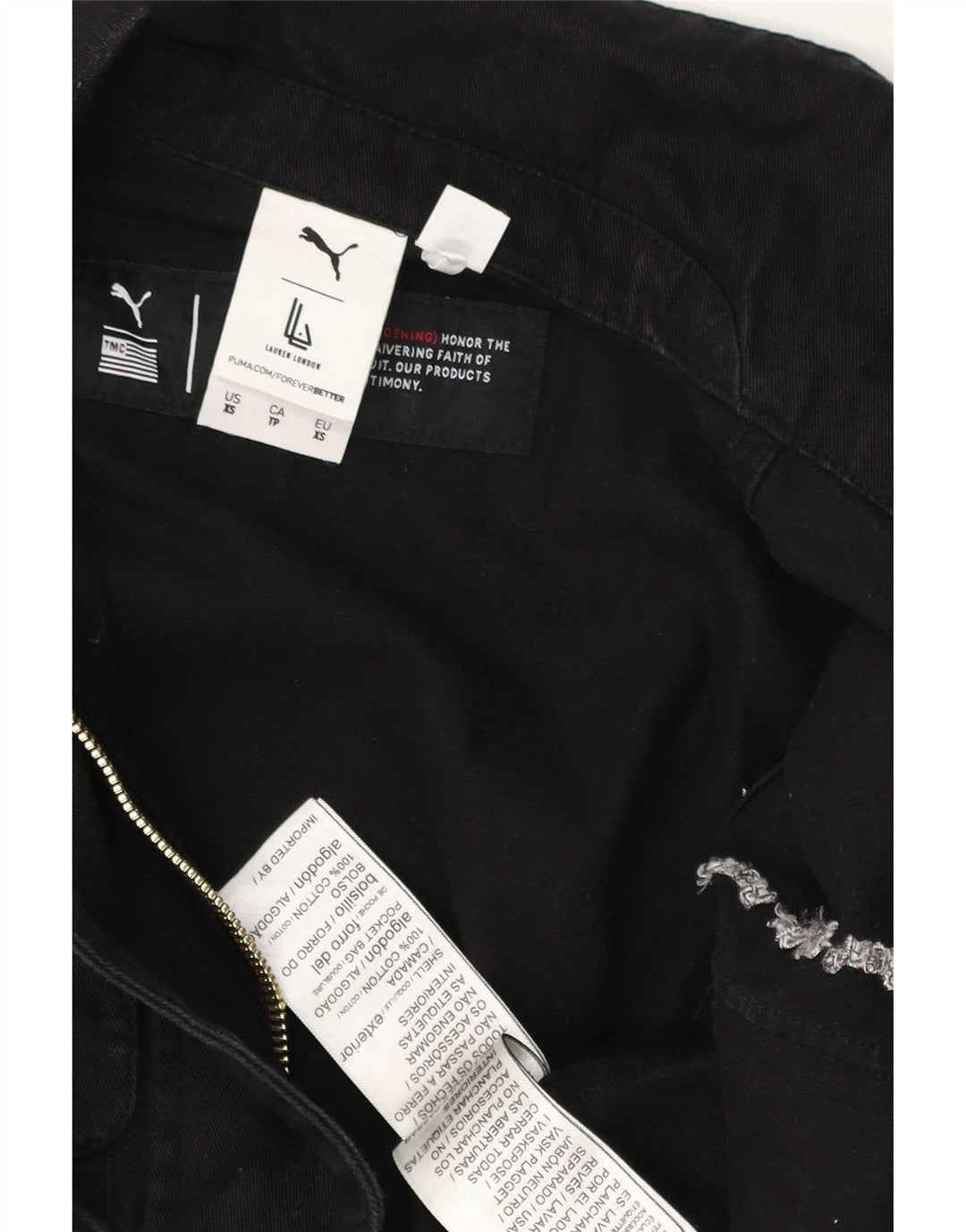 Женский комбинезон Puma UK 6 XS, черный хлопок