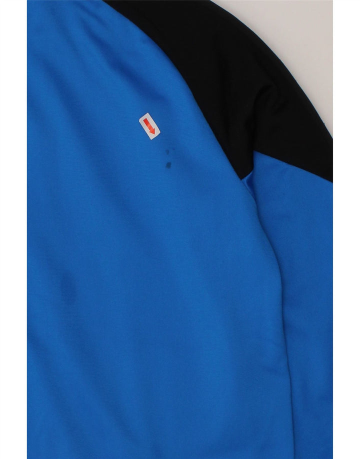 PUMA Boys Graphic Tracksuit Top Jacket 11-12 Years Blue Colourblock Vintage Puma and Second-Hand Puma from Messina Hembry 