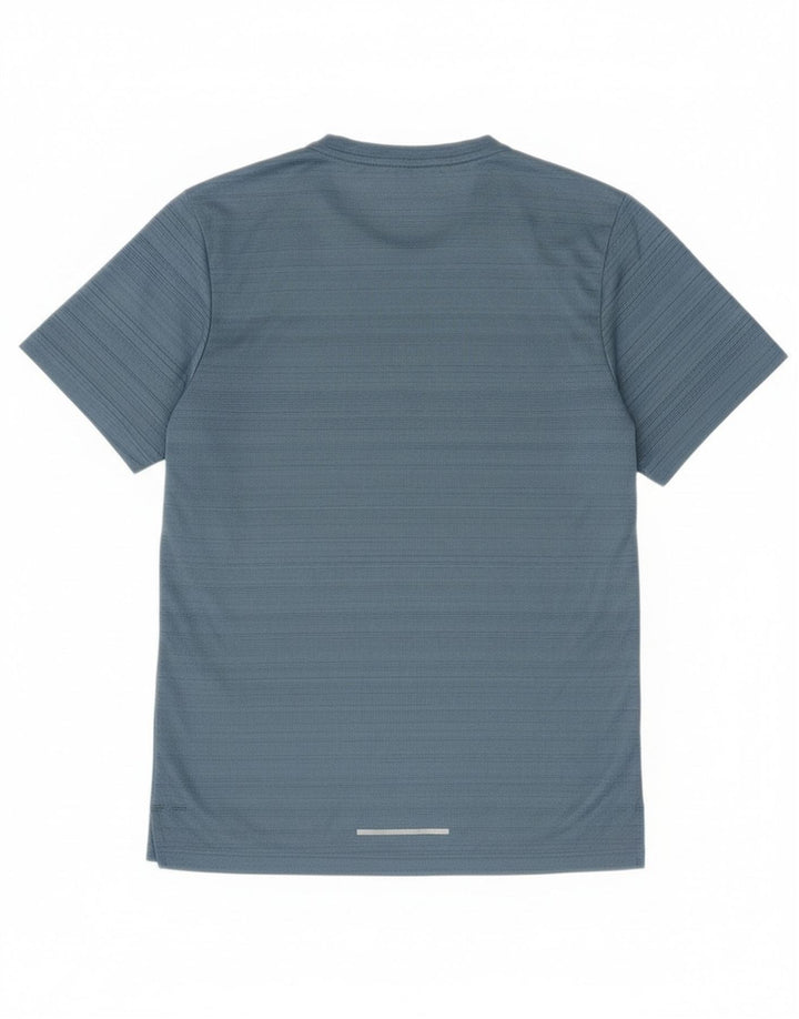 Мужская футболка Nike Dri Fit, полиэстер, маленькая синяя полоска