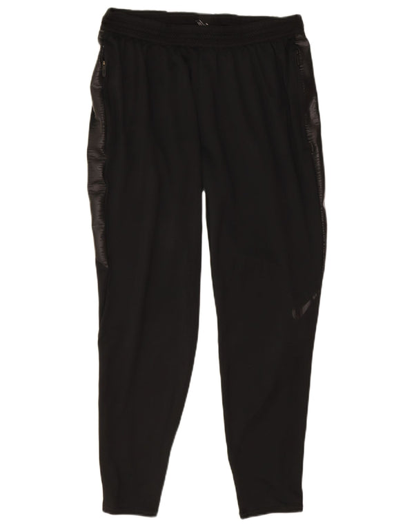 Женские спортивные брюки Nike Dri Fit UK 12, средний черный полиэстер