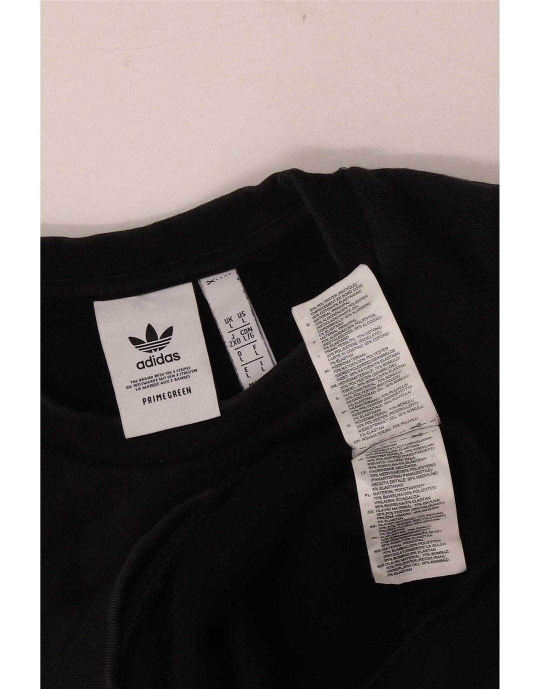 Мужской свитер Adidas, большой черный хлопковый джемпер