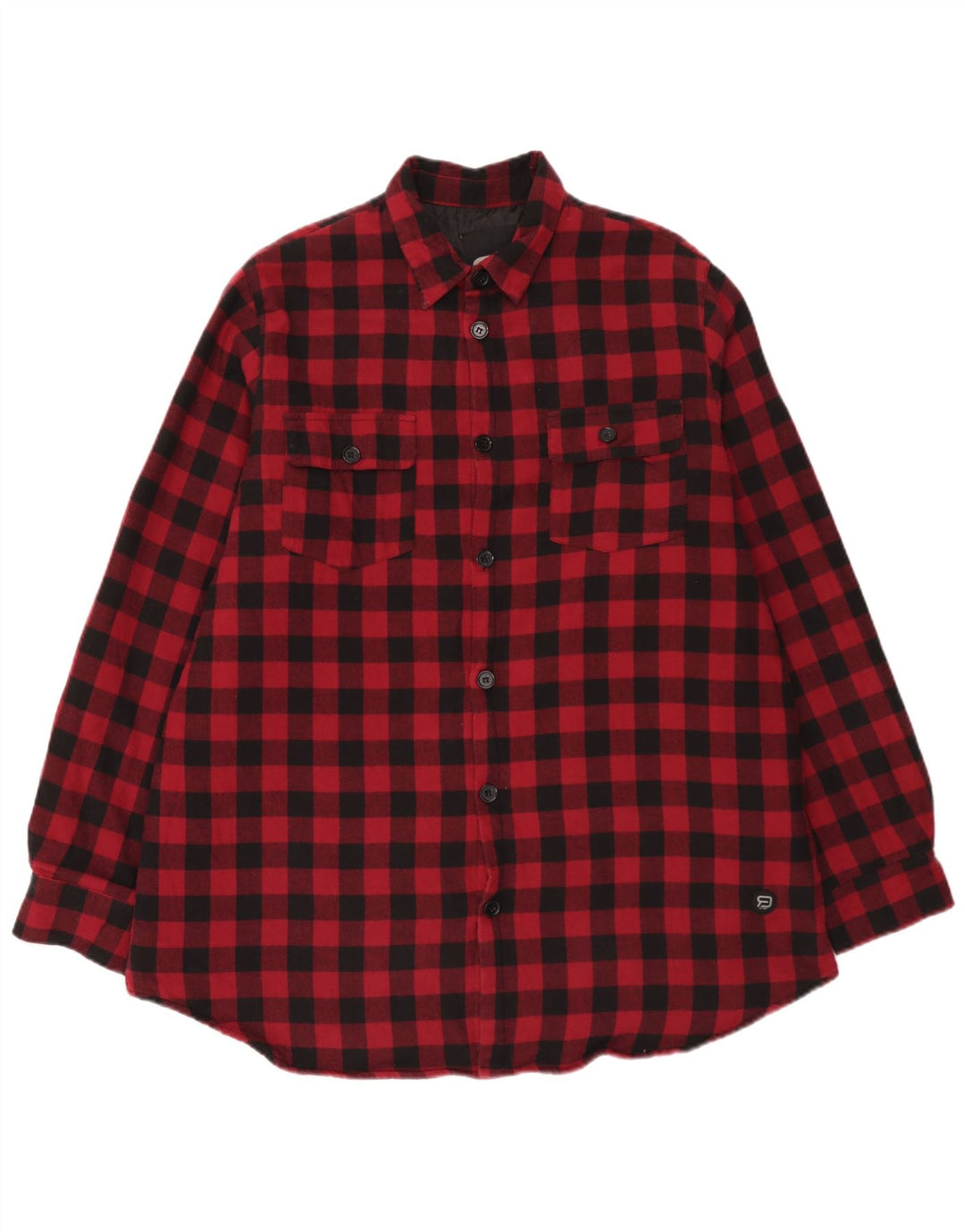 Мужская фланелевая рубашка EMP Lumberjack 2XL, хлопок в красную клетку
