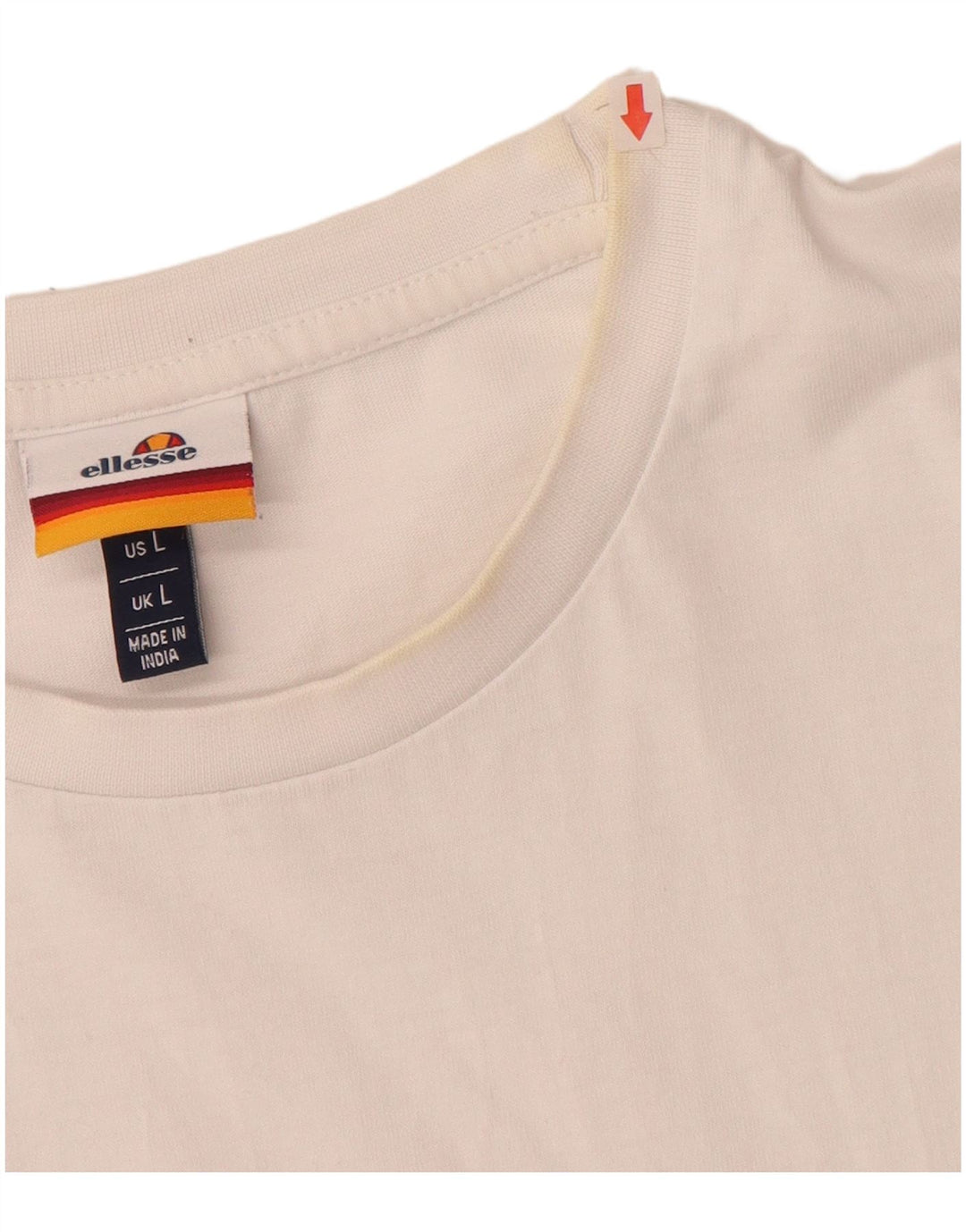 ELLESSE Мужская футболка с рисунком, большая белая