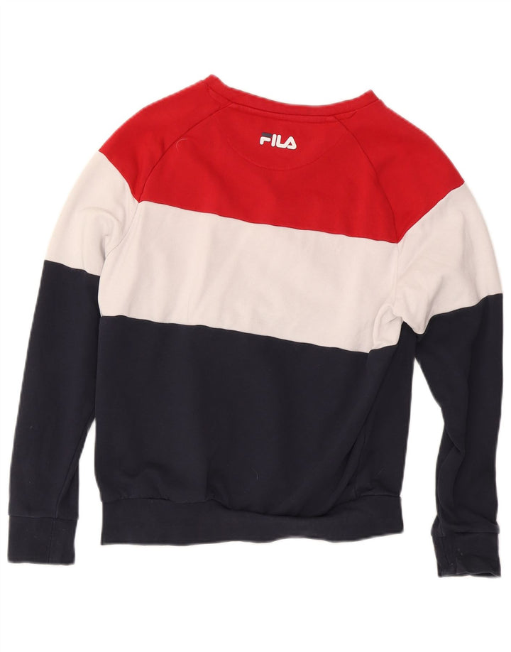 Женский джемпер оверсайз Fila UK 6 XS Разноцветный с цветными блоками