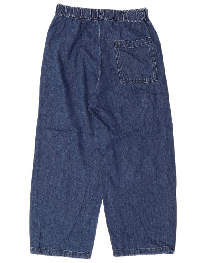 Женские широкие джинсы Zara XS W24 L25, синие, хлопок