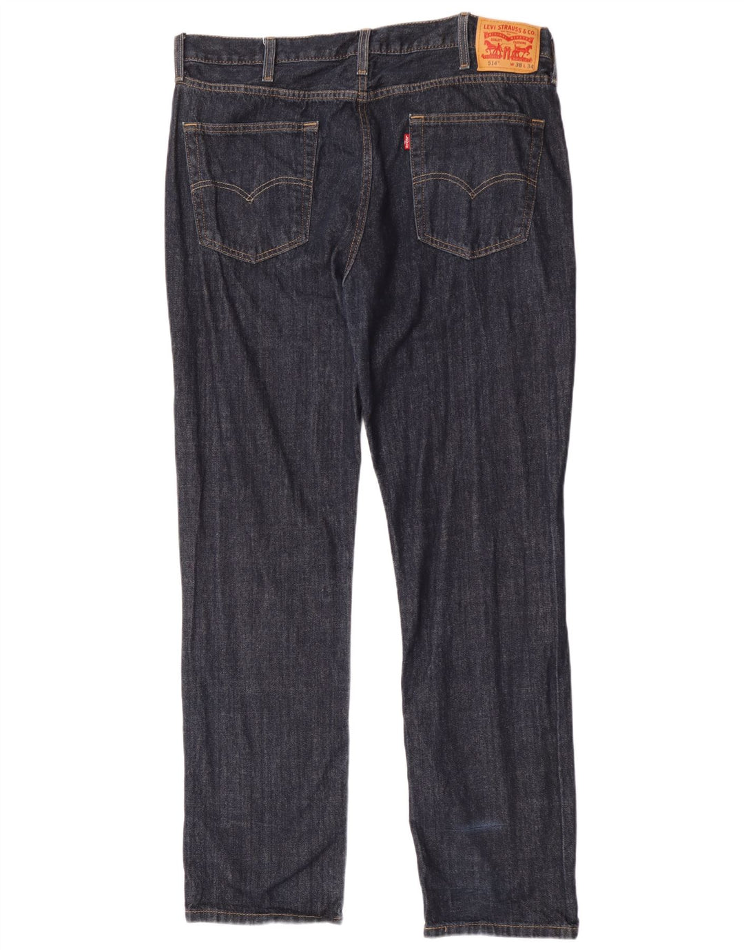 Мужские прямые джинсы Levi's 514 W38 L34 темно-синие