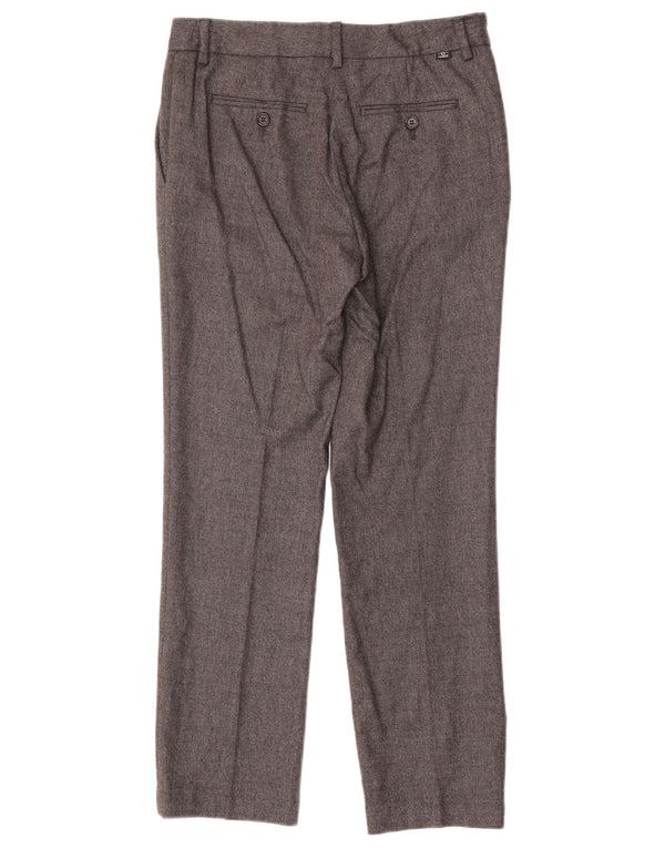 Брюки женские прямые костюмные Cerruti 1881 IT 40 Small W28 L26 Серые, вискоза