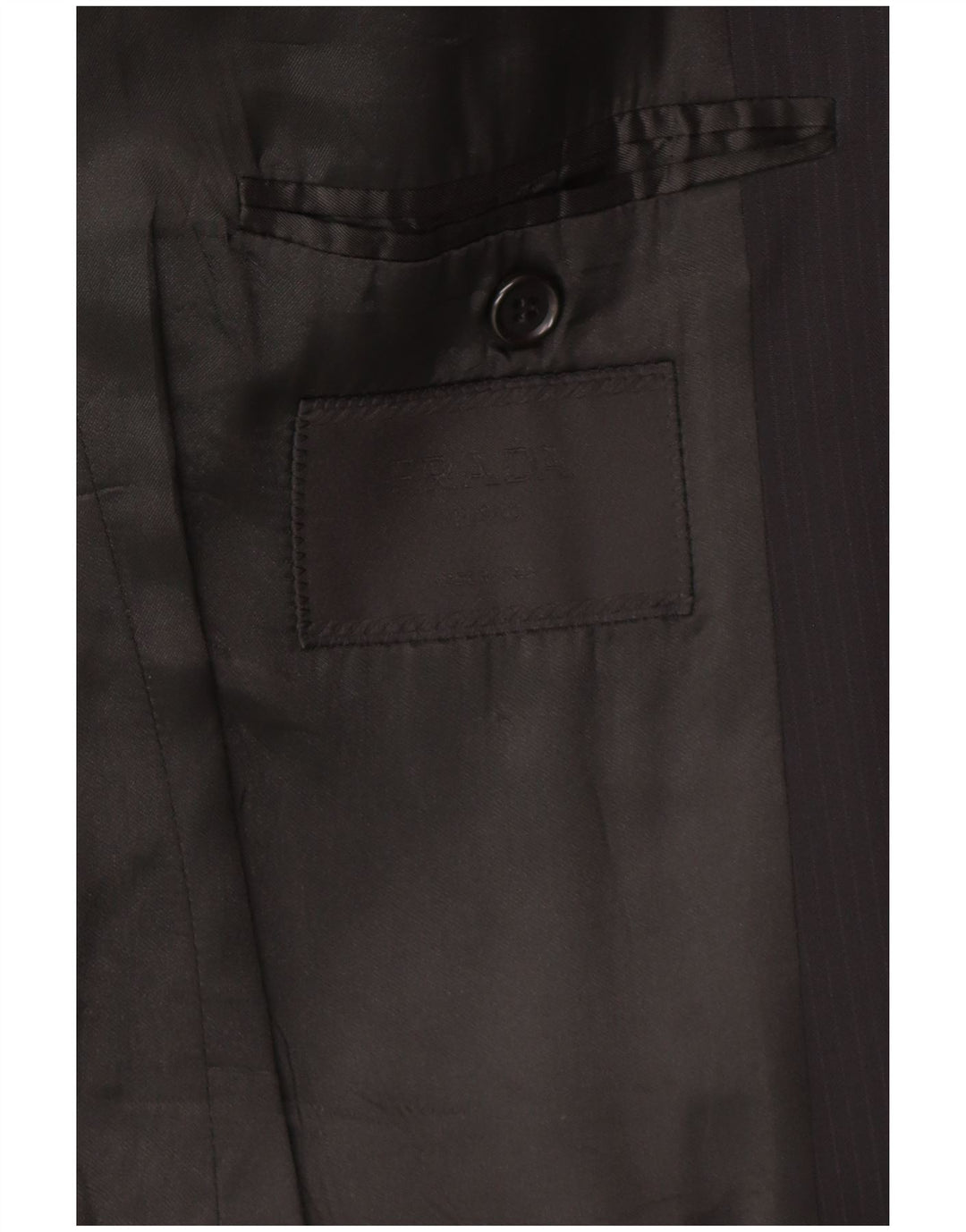 Мужской костюм из 2 предметов PRADA с 3 пуговицами IT 52 XL W34 L30 Черный Классический