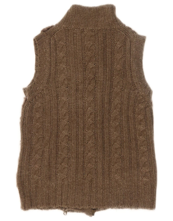 Женский кардиган Massimo Dutti UK 12, цвет хаки, цветной блок, средний