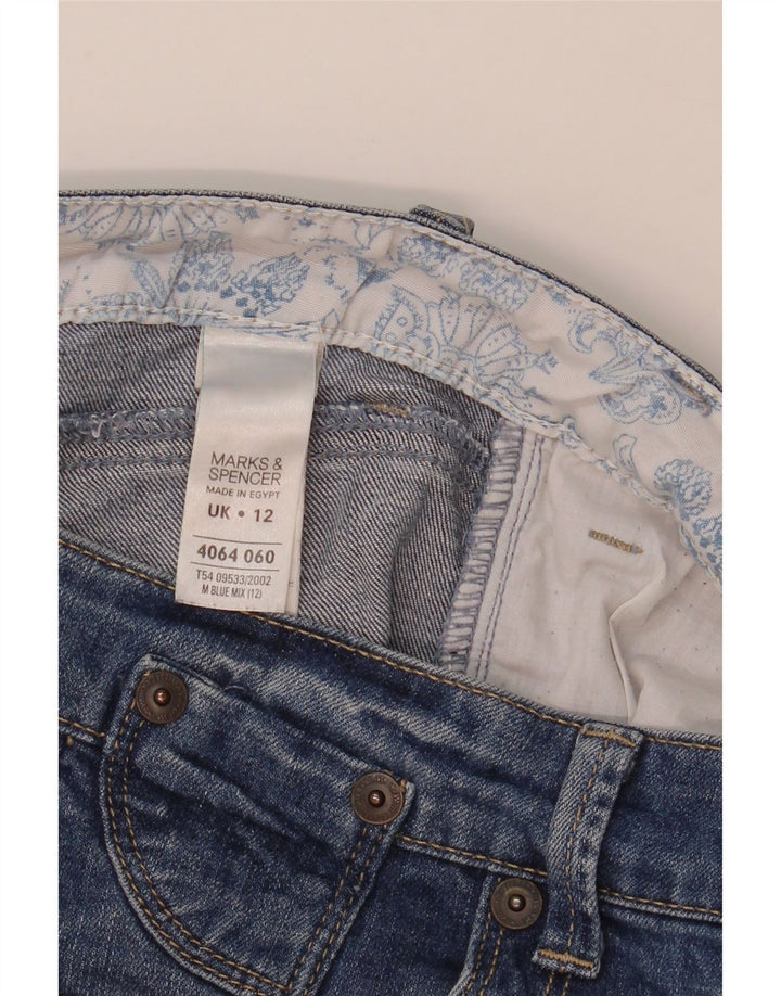 Мужские джинсовые шорты Marks & Spencer UK 12, средние W32, синие, хлопок