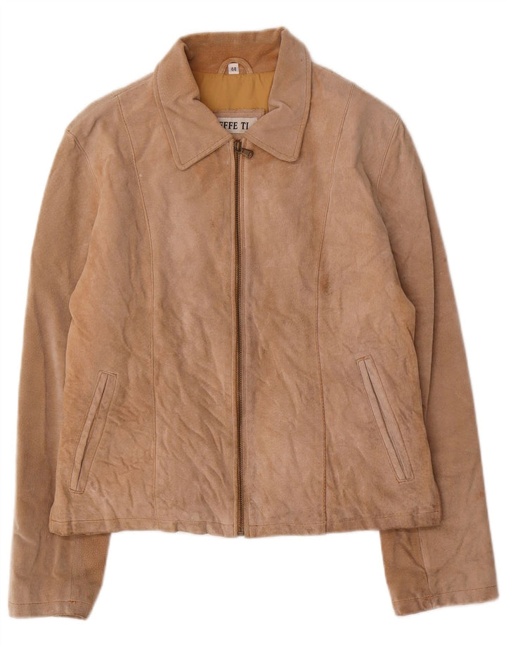 Куртка женская замшевая Effe Ti IT 44 Medium Beige Leather