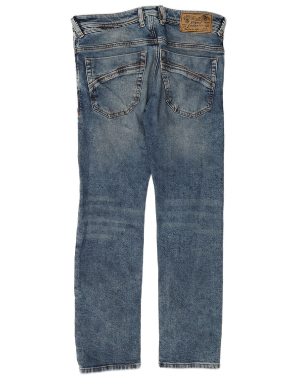 Мужские зауженные джинсы Diesel Iakop Regular W30 L30, синий хлопок