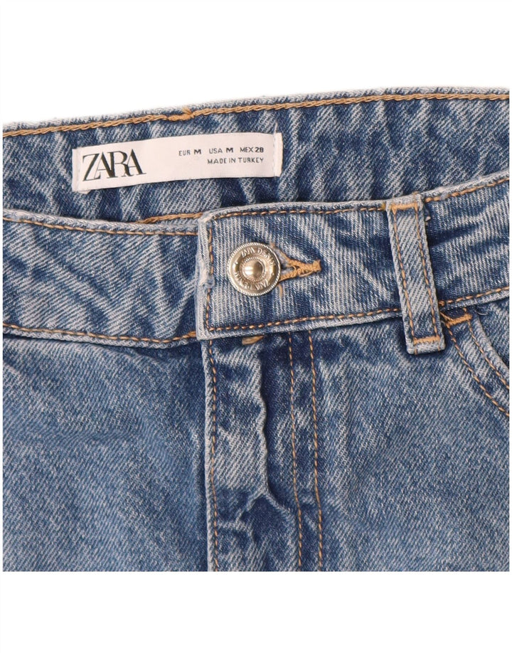 Женская джинсовая юбка Zara Medium W28 Синяя