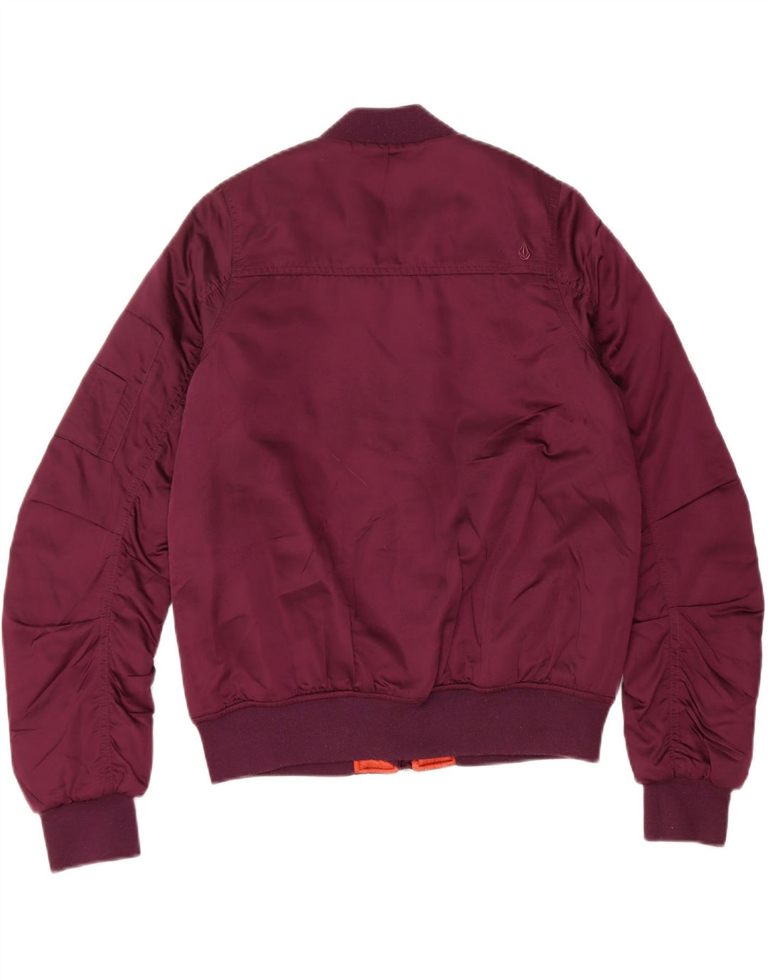 Женский бомбер оверсайз Volcom UK 10, маленький фиолетовый, полиэстер
