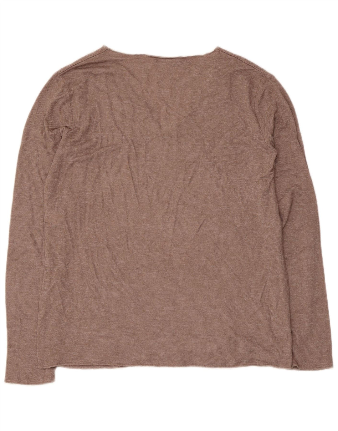 Женская блузка Zara Top UK 14, большая коричневая вискоза