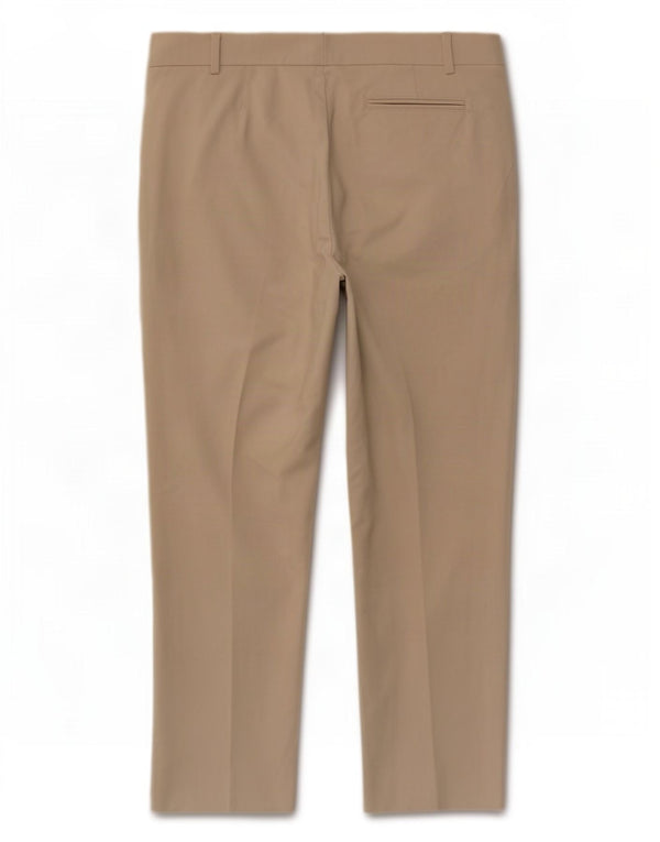 Женские прямые укороченные брюки Marks & Spencer UK 18 XL W38 L26 Бежевые