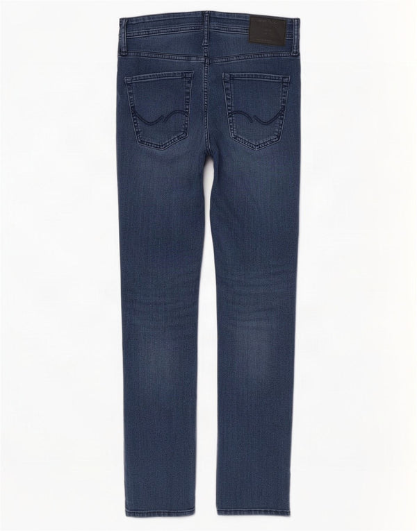 Мужские узкие джинсы Jack & Jones GLENN W29 L30, темно-синий хлопок