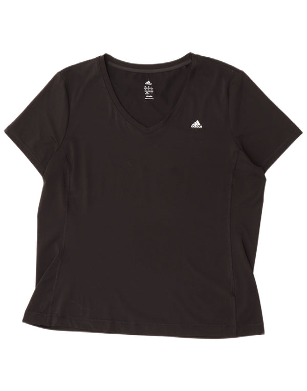Женская футболка Adidas Climalite Top UK 24/26 2XL Черный