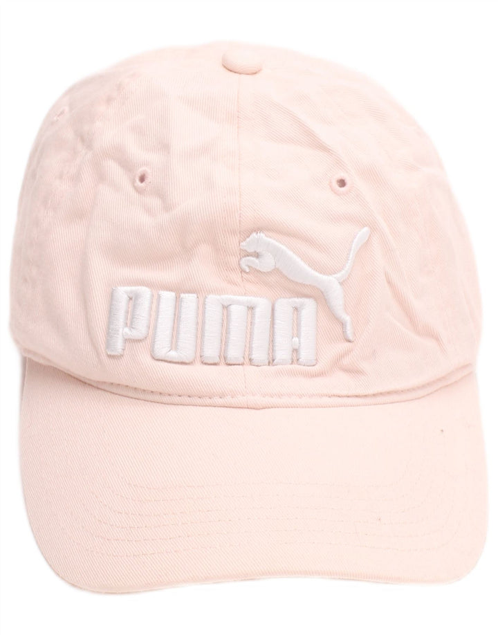 Женская бейсболка с рисунком Puma, один размер, розовая, хлопок
