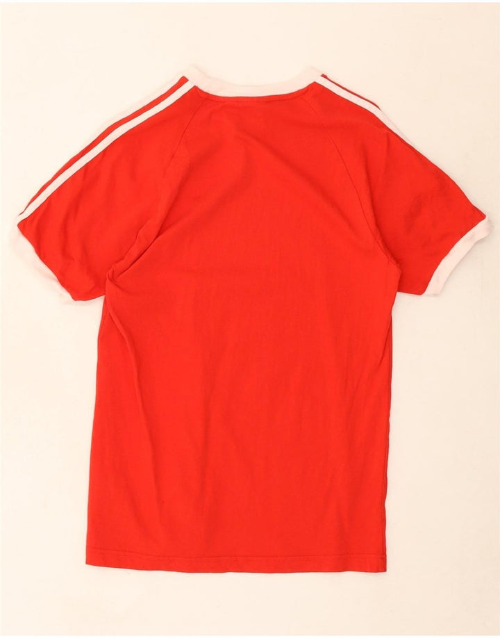 ADIDAS Mens T-Shirt Top Small Red Cotton Vintage Adidas and Second-Hand Adidas from Messina Hembry 