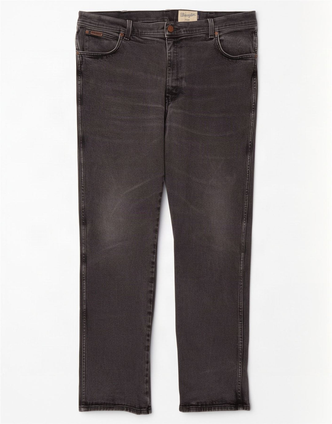 Мужские прямые джинсы Wrangler Texas W40 L34, серый хлопок