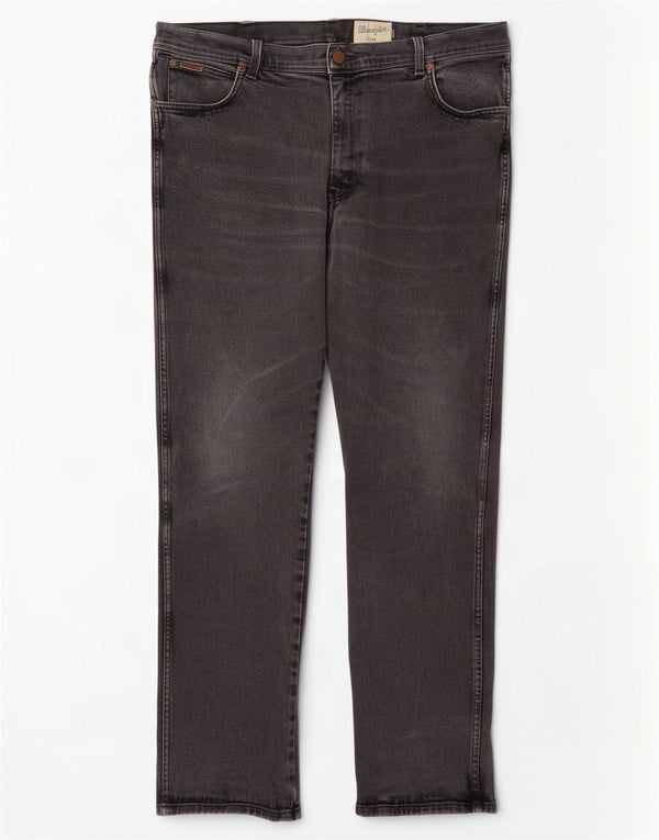 Мужские прямые джинсы Wrangler Texas W40 L34, серый хлопок