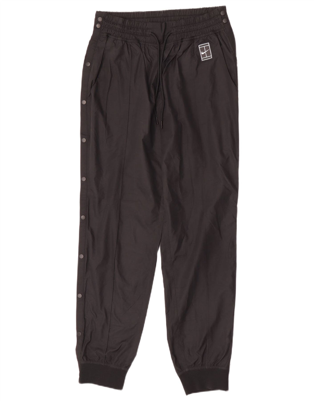 Женские водонепроницаемые брюки Nike Joggers UK 12, средний черный полиэстер