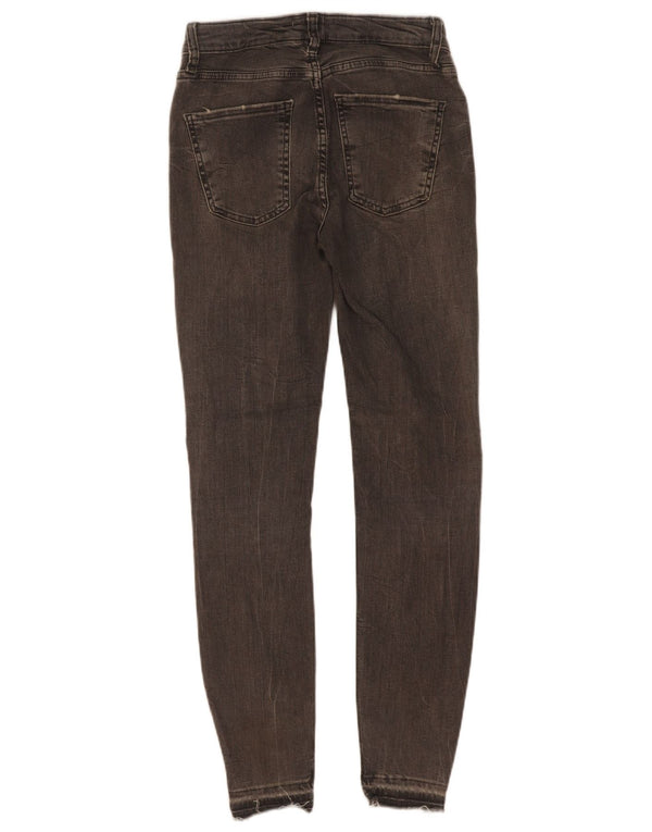 Женские джинсы скинни Zara EU 36 XS W26 L28 Серые