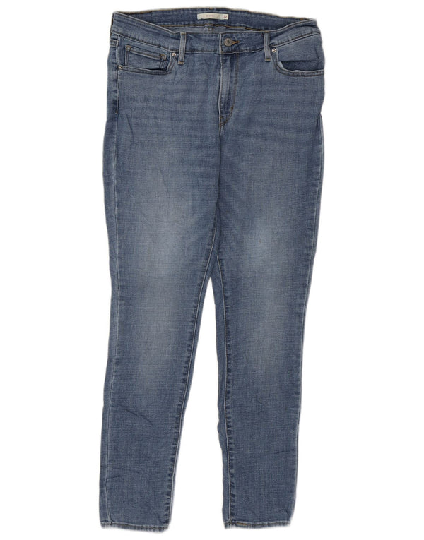 Женские джинсы скинни Levi's 711 W32 L30 синие, хлопок