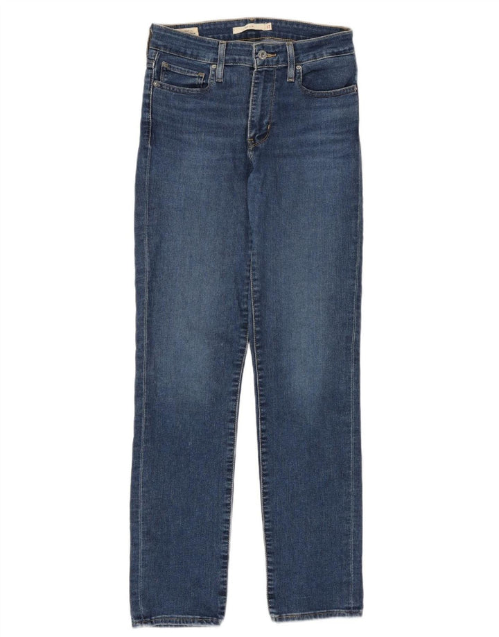 Женские узкие джинсы Levi's 712 W27 L30 синие, хлопок