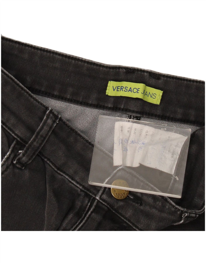 Versace Женские узкие джинсы W28 L29 Серые