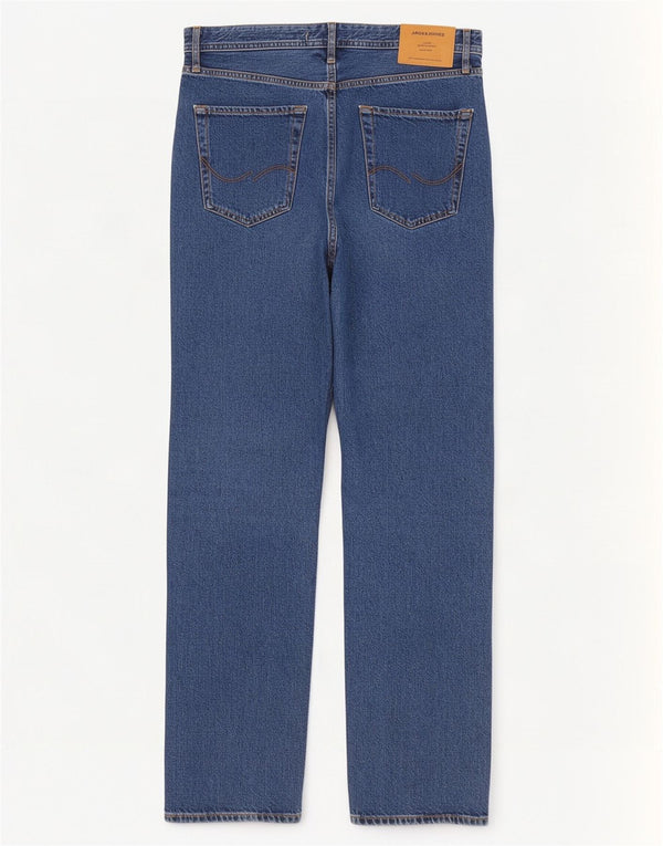 Мужские прямые джинсы Jack & Jones W32 L32 синие, хлопок
