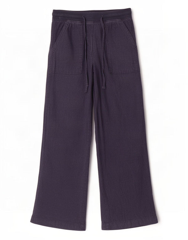 Женские широкие брюки чинос Marks & Spencer UK 8 Small W26 L28 Темно-синие