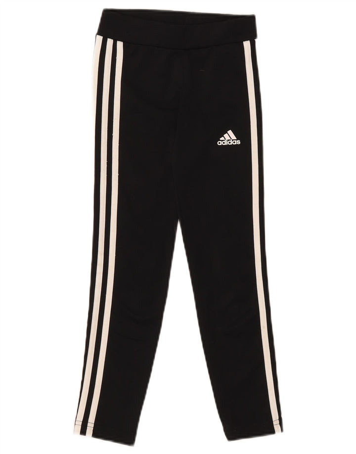 Леггинсы Adidas Aeroready для девочек 7-8 лет, черный полиэстер