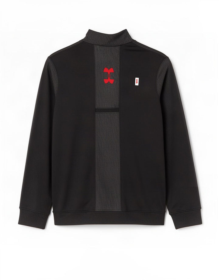 Мужской свитшот Under Armour Cold Gear, маленький черный с цветными блоками