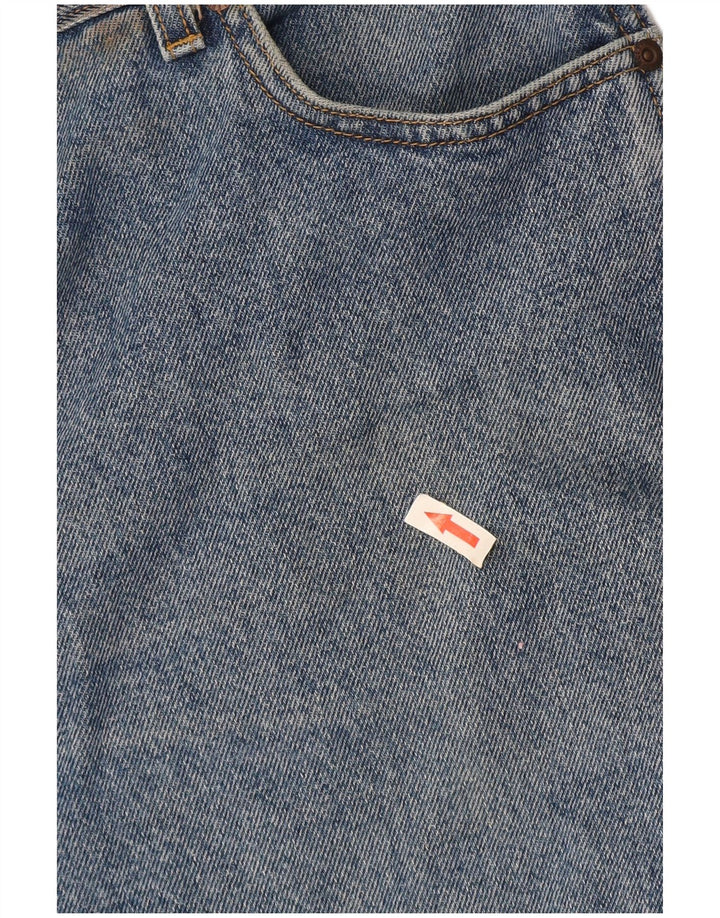 Мужские прямые джинсы Wrangler стандартного кроя W36 L32, синие, хлопок